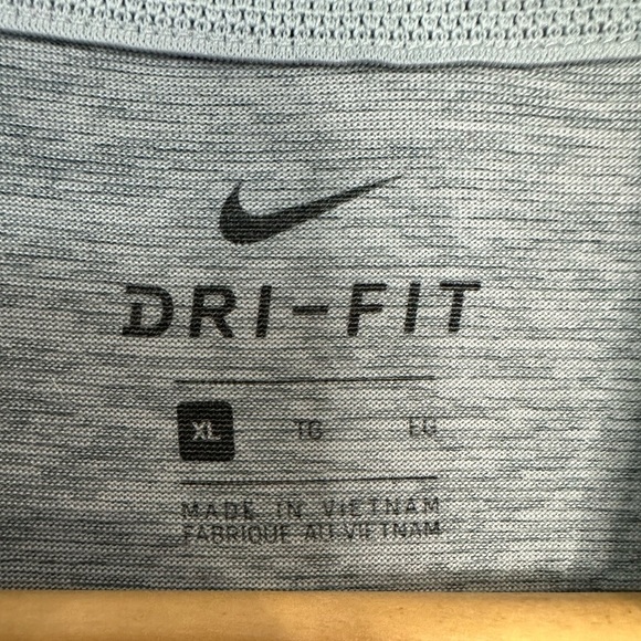 Nike Polo Gray Dri Fit Shirt - Picture 2 of 5